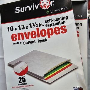 Tyvek Shipping Envelopes 25pk